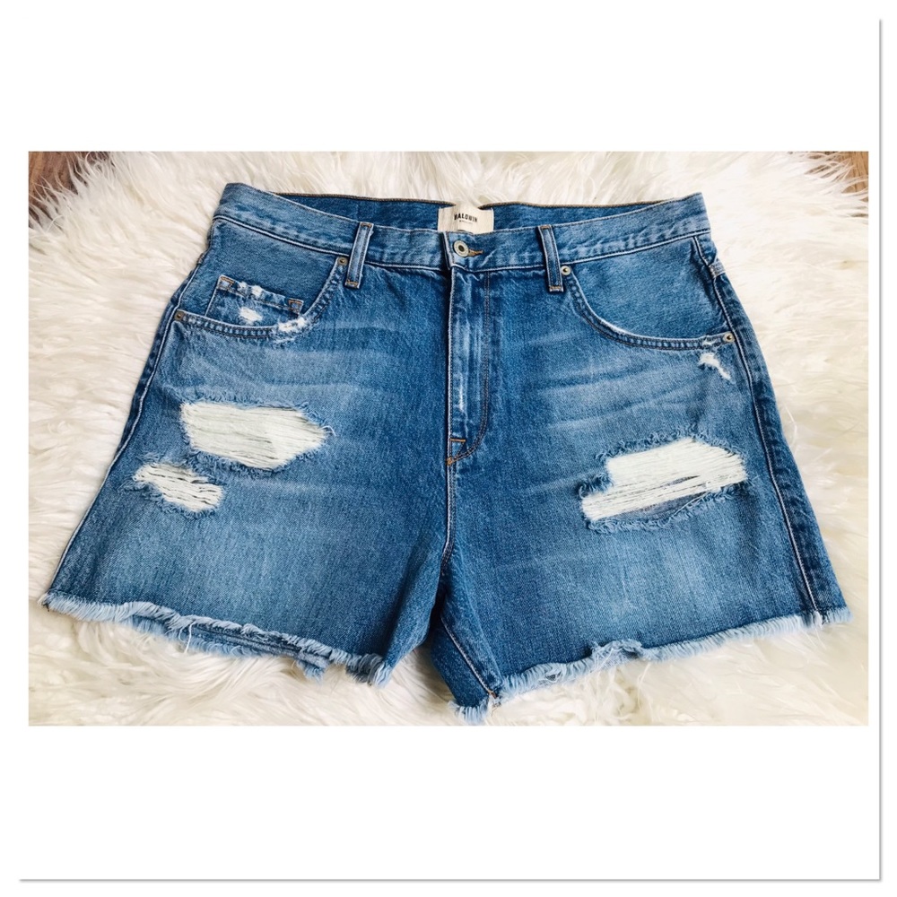 Baldwin Kansas City Maddie Jean Shorts Blue Size 32
